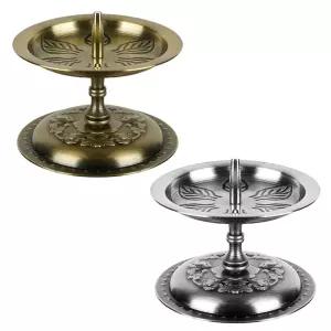 낙엽 촛대 낙엽촛대 신주촛대 주석촛대 장식촛대 엔틱촛대 장식품