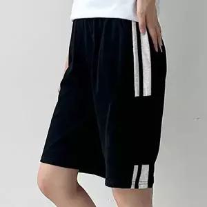 밴딩 스트라이프 사이드 숏팬츠 5부 반바지 트레이닝