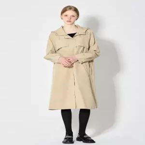 [오조크][오조크(OZOC)] 후드 허리스트링 롱 야상 점퍼 (택가격 185000원)