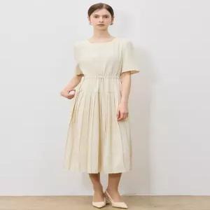 [오조크][LIVE베스트,앵콜특가][오조크(OZOC)] 썸머 플리츠 블록 원피스 (택가격 162000원)