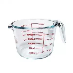 페르비타 계량컵 비커 라면물 베이킹 이유식 내열유리 용량컵 1000ml