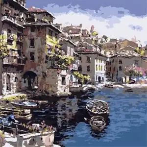 아이윙스 피포페인팅 B123 수상도시 DIY명화그리기