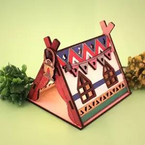 [셀러에이드]DIY 아이디몬 우드 만들기 인디언텐트