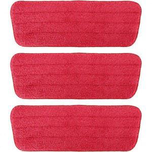 트리렌 3팩 극세사 걸레 리필 교체 파워 습식/건식 스프레이 메이드와 리브먼 바닥 호환 고무 청소 스위퍼 패드