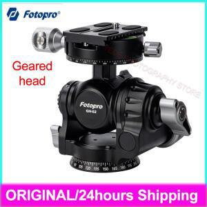 포토프로 GH-02/GH-03 기어드 헤드 휴대용 경량 아르카 스위스 맥스 호환 여행 블로거 비디오그래퍼를 위한