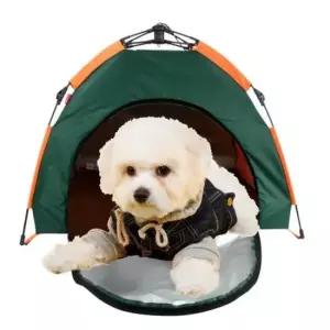 [반려] 애완동물 원터치 캠핑 텐트 방수 방석포함