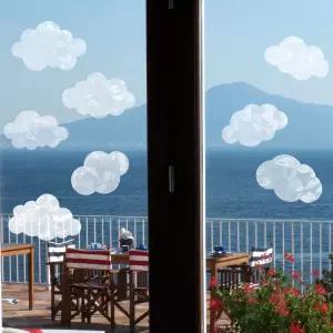 창문스티커 구름시트 투명데코창문꾸미기