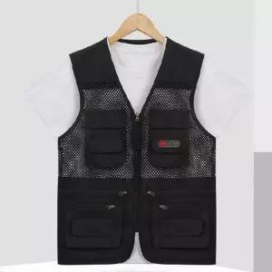 남성 등산조끼 아웃도어 메쉬 영업용