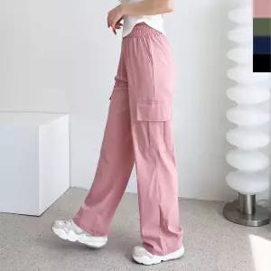 여자아이스쿨 카고와이드 밴딩팬츠 FiT6+8qYp