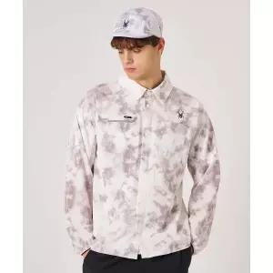 SPYDER 스파이더 남성 러닝 그래픽 셔츠 자켓 SPKFCNJK232MWHT 1790276