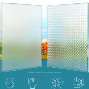 창문 시트지 인테리어 불투명 열차단 유리창 시트지 무점착 필름 욕실 결로방지 단열 서리