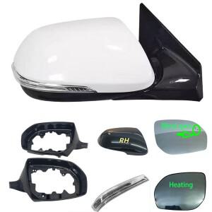 현대 그랜드 싼타페맥스 크루즈 2013- 차량 사이드 미러 사각지대 열선 글라스 커버 프레임 방향지시등 램