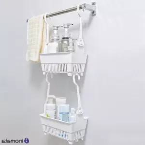 연결식 욕실 수납바구니 틈새 걸이수납함 공간활용 걸이형