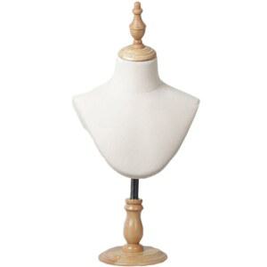 소품 목걸이 마네킹 촬영용 매대 베이스 악세사리 마호가니 스카프