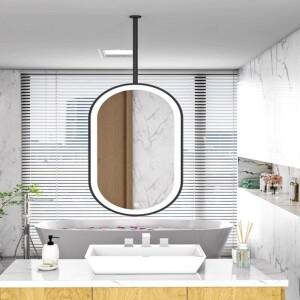 광택 처리 프레임 아리 장식 거울 라이트  호텔 욕실 천장 걸이 맞춤형 양면