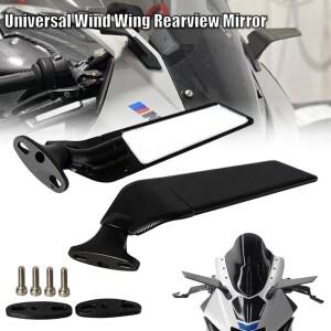 호환 CBR650R F CBR1000RR CBR 250R 300R 400RR 용 바이크 오토바이 미러 바람 날개 회전 백미러