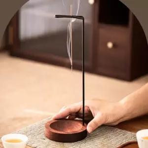 우드 인센스홀더 인센스 스틱 꽂이 철제 원목 향 받침대 향꽂이