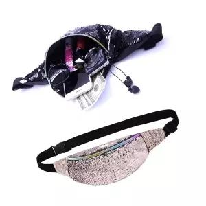 빛나는 123GSV29 가방 투톤 큰힙색 커플 여자 남자 커플 슬링백