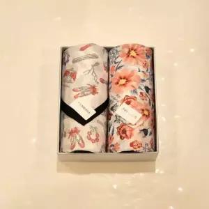 [하프클럽/닥스ACC]  RFD78 레노마 남녀2매 나염 손수건 세트