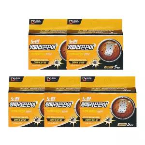 노런 왕파리 끈끈이 5매입 5팩 벌레 해충 파리 모기 D