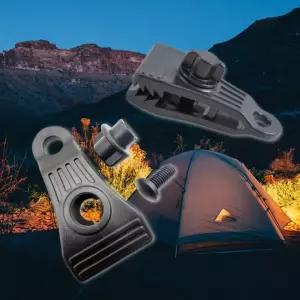 캠핑 타프 클립 고정 스트랩 텐트 천막 집게 후크 버클 랜턴 걸이 다용도