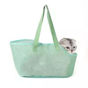 [반려] 댕투게더 반려동물 이동가방 민트 강아지 산책가방