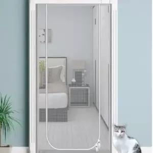 [반려] 고양이 울타리 안전문 현관 방충문 방묘문 90x220cm