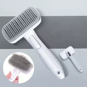 반려동물 원터치 브러쉬 고양이빗 강아지빗 애견용품 펫용품 애견빗 애견미용용품 WFIR1NK