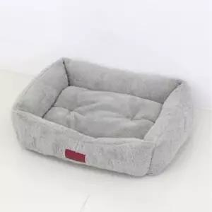 [반려] 강아지 푹신한 사각 방석 그레이 1P 침대 쿠션 휴식