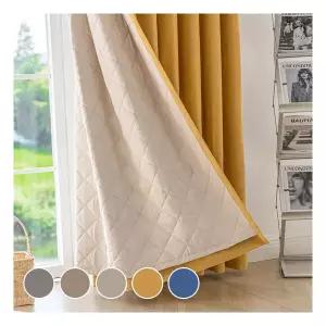 매장정품 뷰하우스 무배스위트 코트니 방한 방풍 패딩 누빔 암막커튼 거실 창문 1739833