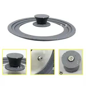 유리뚜껑 실리콘 소 다용도후라이팬덮개 (약21.5cm) - [fD36C0E]