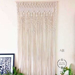 보헤미안 북유럽 라메 커튼 태 트리 세트 DIY