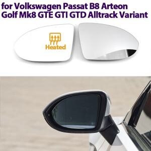 폭스바겐 호환 VW 파사트 B8 아르테온 GTE 올트랙 바리언트 -  좌우측 사이드 미러 글래스 후방 거울