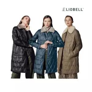 매장정품 리오벨 밍크 카라 이태리 양가죽 구스 롱코트 1740751