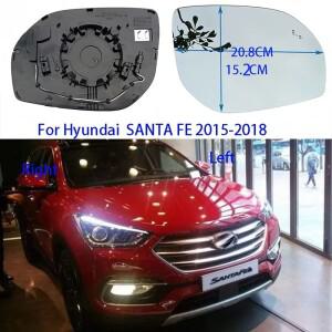 현대 그랜드 산타페 - 사이드 미러 교체 렌즈 사각지대 히팅 화이트 글라스 방수 안티포그 자동차 부품