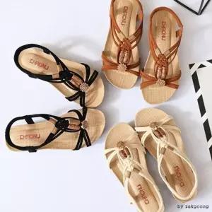 여자비즈샌들 여성 썸머샌들 빅사이즈슈즈 비즈샌들 샌들 여성샌들 샌달