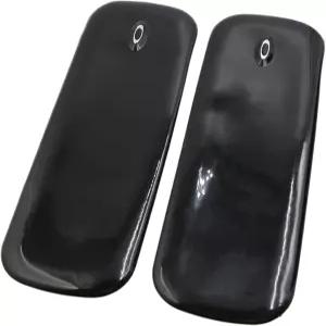 uxcell 2개 블랙 고무 자동차 앞 범퍼 프로텍터 코너 가드 스크래치 스티커