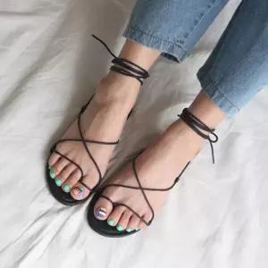 여성 여름샌들 스트랩 통굽 샌들 끈 샌달 스트랩샌들 샌들 여성샌들