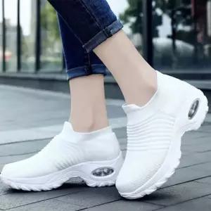 여자 데일리 런닝 운동화 간편한 착용 워킹 슬립온 여성키높이슬립온