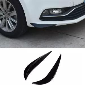 JSCARLIFE 2PCS 범용 자동차 범퍼 프로텍터 고무 충돌 방지 앞뒤 코너 가드 립 스크래치 스트립 스티커