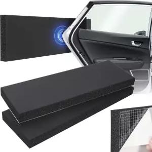 차고 벽 보호대 2팩 자동차 문 모서리 가장자리 방수 범퍼 가드 고밀도 자가 접착 폼 패드 주차 차량용