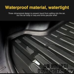 포드 쿠가 MK3 이스케이프 2019 자동차 트렁크 매트 내마모성 방수 화물 공간 커버 부트 러그
