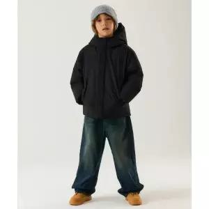 스탠다드 키즈 STANDARD KIDS 데일리 푸퍼 미니멀 후디드 숏 패딩 재킷 [블랙] MKEDJBK04-BK 591179