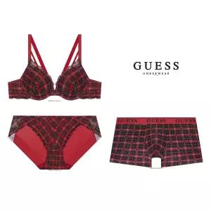 게스언더웨어 홀리데이 하트체크 커플SET GDMGDW12 2160582