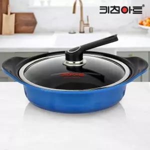키친아트 세라믹냄비 전골 28 통주물 무쇠 내열 찌개