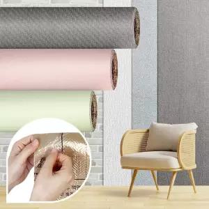원룸 친환경 접착식 셀프 보수 벽지 2.5m 단열벽지 인테리어 시트지
