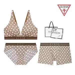 게스 언더웨어 (선물포장) 글로벌 G로고 브라렛 커플속옷세트 BRPTDR812BE 2160365