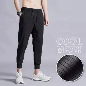 남자 여름 메쉬 조거 트레이닝 런닝 팬츠_3