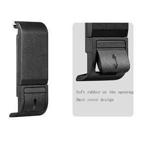 GoPro Hero 13/12/11/10/9 용 호환 플립 배터리 측면 커버 검정색 탈착식 도어 뚜껑 충전 케이스 포트 카메