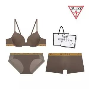 게스 언더웨어 (선물포장) 골드밴드 커플속옷세트 BRBPDR741BR 2160335